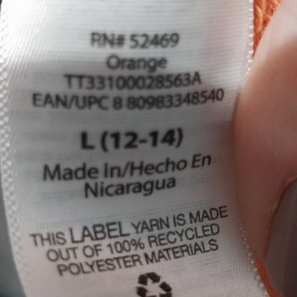 2803- Time and Tru Size Large Upcycled Patch Peace Sign Sweat Shirt. - Picture 6 of 6